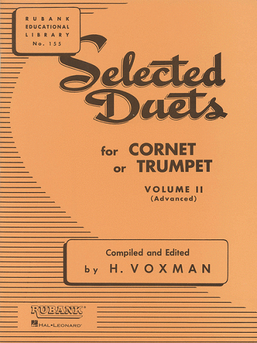 Rubank Selected Duets for Cornet or Trumpet, Volume 1 or Volume 2 - Poppa's Music 
