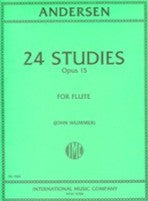 ANDERSEN 24 STUDIES FOR FLUTE OPUS 15 - 1664 - Poppa's Music 