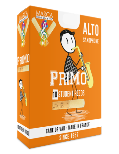 Marca PriMO Alto Saxophone Reeds - 10 Per Box - Poppa's Music 