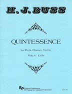 Quintessence for Flute, Clarinet - Buss - Poppa's Music 