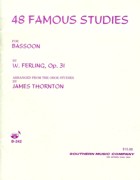FERLING 48 FAMOUS STUDIES FOR BASSOON - B242 - Poppa's Music 