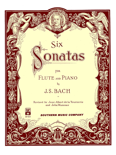 Six Sonatas for Flute by J.S. Bach Arr. John Wummer - Poppa's Music 
