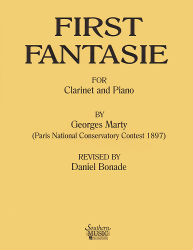 First Fantaisie (Fantasy) (Premier) for Clarinet by Georges Marty Arr. Daniel Bonade - Poppa's Music 