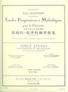 JEAN JEAN ETUDES PROGRESSIVES FOR CLARINET - 524-01444 - Poppa's Music 