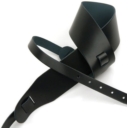 D'addario Planet Waves - Classic Leather Banjo Strap - Black - Poppa's Music 