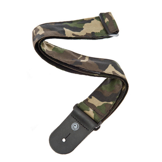 D'addario Planet Waves Woven Camouflage Guitar Strap - Poppa's Music 