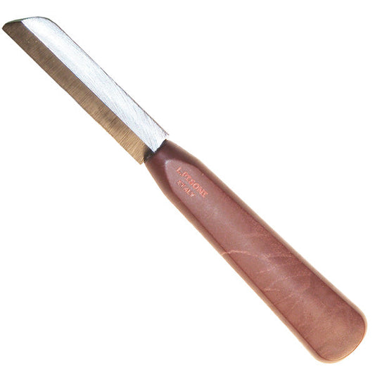 Pisoni Right Hand Beveled Concave Wood Handle Knife - PKDC-D105 - Poppa's Music 