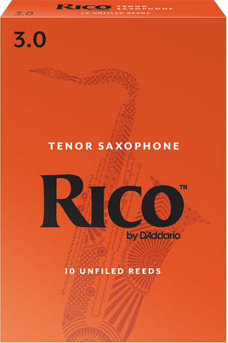 Rico by D'Addario Tenor Saxophone Reeds Unfiled -10 Per Box - Poppa's Music 
