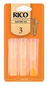 Rico by D'Addario Baritone Saxophone Reeds - 3 Pack - Poppa's Music 