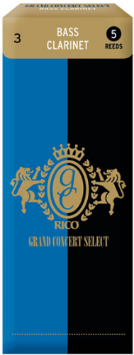 Grand Concert Select Bass Clarinet Reeds - 5 Per Box - Poppa's Music 