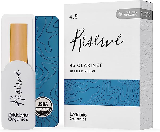 D'Addario Organic Reserve Bb Clarinet Reeds - 10 per Box - Premium Bb Clarinet Reeds from D'Addario - Just $27.99! Shop now at Poppa's Music
