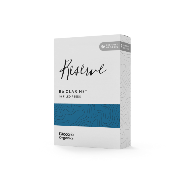 D'Addario Organic Reserve Bb Clarinet Reeds - 10 per Box - Poppa's Music 