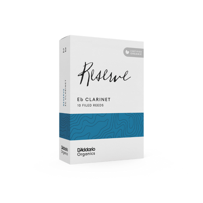 D'Addario Organic Reserve Eb Clarinet Reeds - 10 per Box - Poppa's Music 