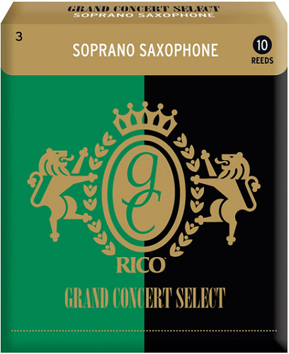 Rico Grand Concert Select Soprano Saxophone Reeds - 10/Box - Poppa's Music 