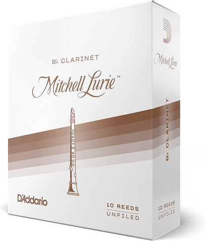 Mitchell Lurie Bb Clarinet Reeds Unfiled - 10 Per Box - Poppa's Music 