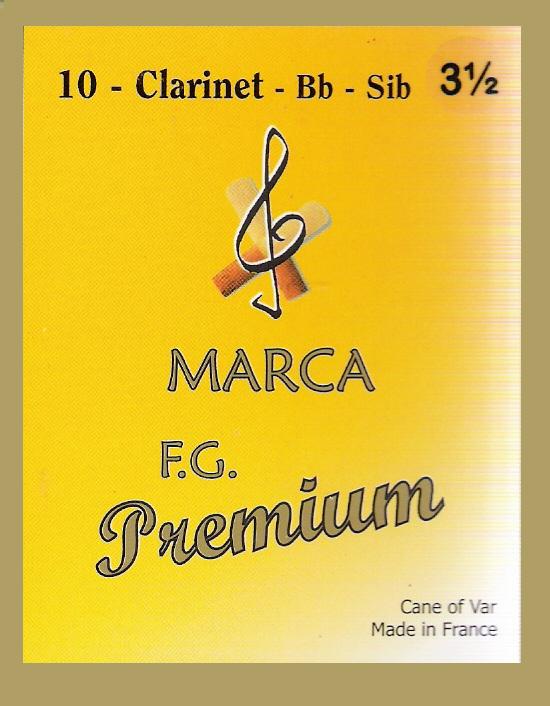 Marca Premium Bb Clarinet Reeds - 10 box - Poppa's Music 