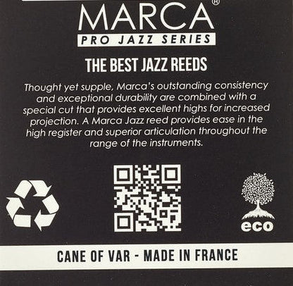Marca JaZZ Filed Soprano Sax Reeds - 10 Per Box - Poppa's Music 