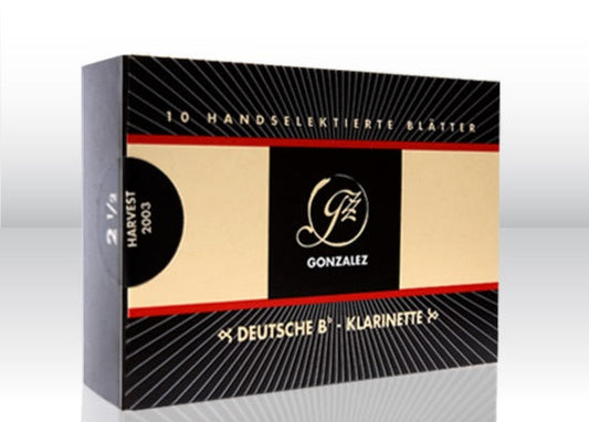 Gonzalez German Cut Bb Clarinet Reeds - 10 Per Box - Poppa's Music 