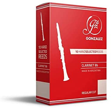 Gonzalez Bb Clarinet "RC" Regular Cut Reeds - 10 Per Box - Poppa's Music 