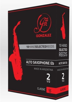 Gonzalez Alto Saxophone Classic Reeds - 10 Per Box - Poppa's Music 