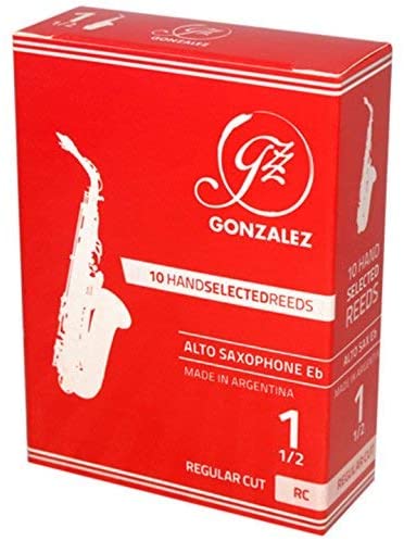 Gonzalez RC Regular Cut Alto Sax Reeds - 10 Per Box - Poppa's Music 