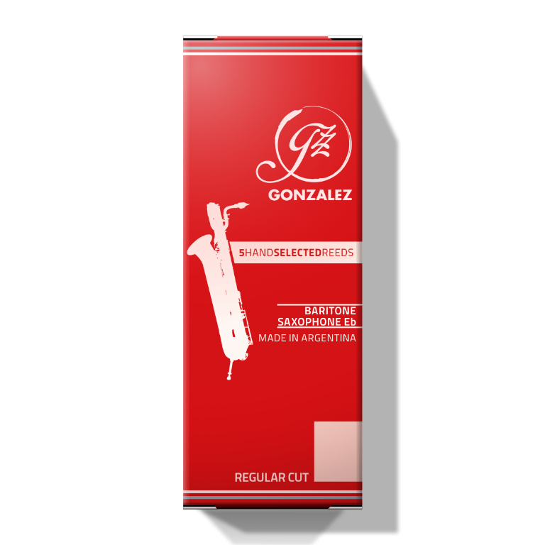 Gonzalez Regular Cut (RC) Baritone Sax Reeds - 5 Per Box - Poppa's Music 