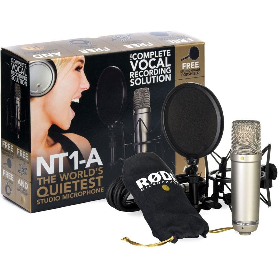 Rode NT1A Anniversary Recording Mic Kit - Premium Microphone from Rode - Just $229! Shop now at Poppa's Music
