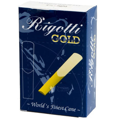 Rigotti Gold Bb Clarinet Reeds - 10 Per Box - Poppa's Music 
