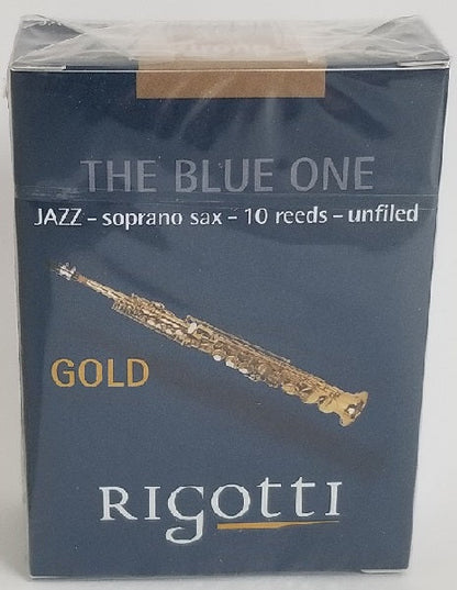 Rigotti Gold Soprano Saxophone Jazz Reeds - 10 Per Box - Poppa's Music 