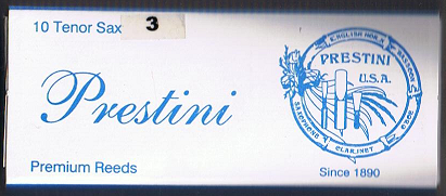 Prestini Tenor Sax Reeds -10 Per Box - Poppa's Music 