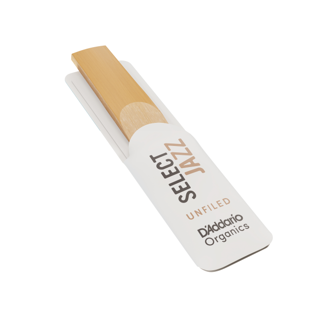 D'Addario Organic Select Jazz Unfiled Soprano Saxophone Reeds - 10 Per Box - Poppa's Music 
