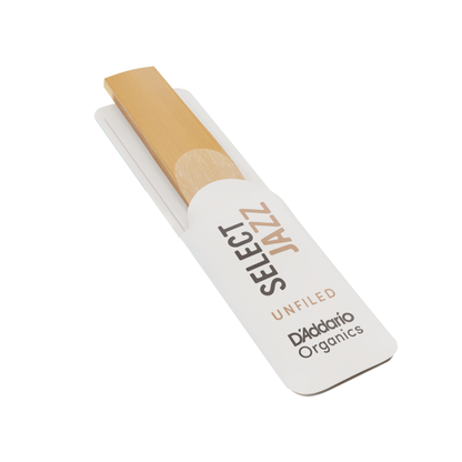 D'Addario Organic Select Jazz Unfiled Soprano Saxophone Reeds - 10 Per Box - Poppa's Music 