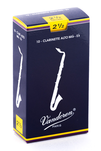 Vandoren Alto Clarinet Traditional Reeds - 10 Per Box - Poppa's Music 