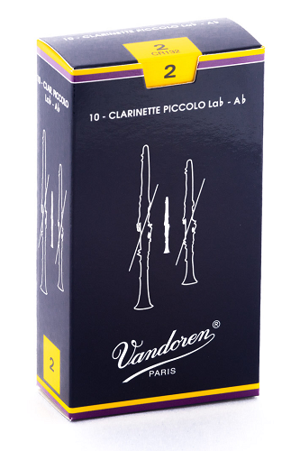 Vandoren Traditional Ab Sopranino / Piccolo Clarinet Reeds - 10 Per Box - Poppa's Music 
