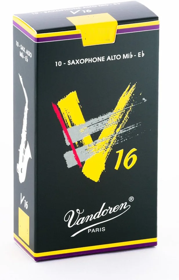Vandoren V16 Alto Saxophone Reeds - 10 Per Box - Poppa's Music 