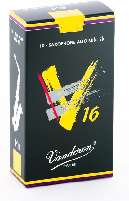 Vandoren V16 Alto Saxophone Reeds - 10 Per Box - Poppa's Music 