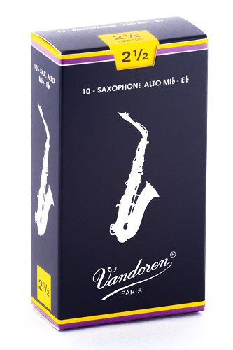 Vandoren Alto Sax Traditional Reeds; Box of 10 - Poppa's Music 