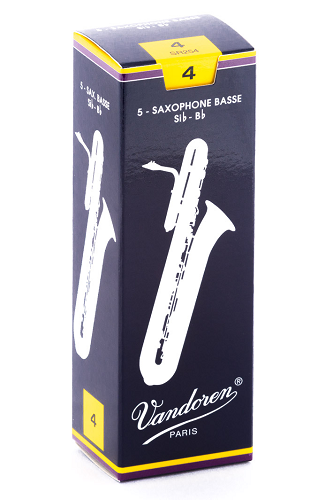 Vandoren Traditional Bass Sax Reeds - 5 Per Box - Poppa's Music 