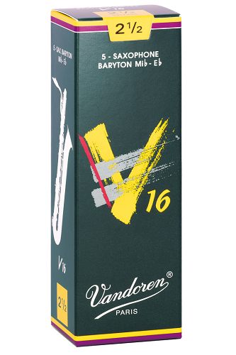 Vandoren V16 Baritone Sax Reeds - 5 Per Box - Poppa's Music 