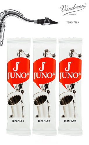 Vandoren Juno Tenor Saxophone Reeds - 3 Reed Card - Premium Tenor Saxophone Reeds from Vandoren - Just $13.99! Shop now at Poppa's Music