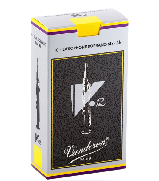 Vandoren V12 Soprano Sax Reeds - 10 Per Box - Poppa's Music 