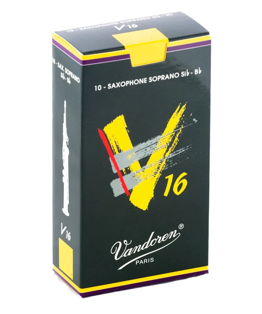Vandoren V16 Soprano Saxophone Reeds -10 Per Box - Poppa's Music 
