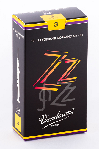 Vandoren Soprano Sax ZZ Jazz Reeds - 10 Per Box - Poppa's Music 