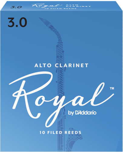 Royal by D'addario Alto Clarinet Reeds Filed - 10 Per Box - Poppa's Music 