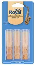 Royal by D'Addario Tenor Saxophone Reeds Filed - 3 Pack - Poppa's Music 
