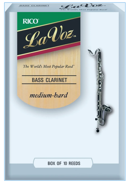 La Voz Bass Clarinet Reeds - 10 Per Box - Poppa's Music 