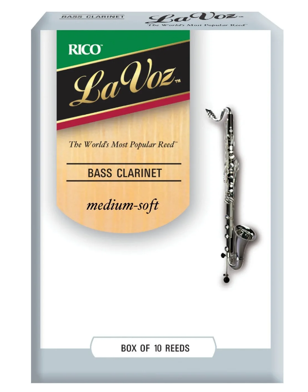La Voz Bass Clarinet Reeds - 10 Per Box - Poppa's Music 