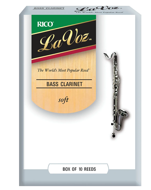 La Voz Bass Clarinet Reeds - 10 Per Box - Poppa's Music 