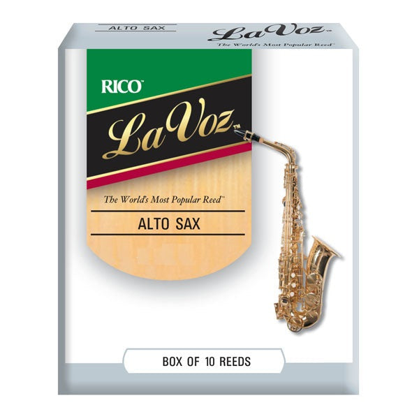 La Voz Alto Saxophone Reeds - 10 Per Box - Poppa's Music 