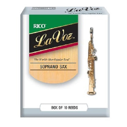La Voz Soprano Saxophone Reeds -10 Per Box - Poppa's Music 